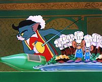 Tom, Jerry and Nibbles (from "The Two Mouseketeers ", 1952)