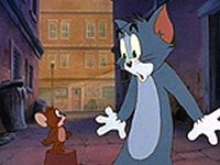 Jerry and Tom (from "Tom and Jerry: The Movie", 1993) - Click here to watch a movie clip (QuickTime format - 2.18 MB)