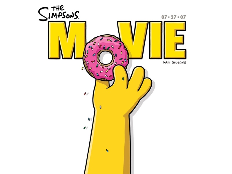 "The Simpsons Movie" desktop wallpaper (800 x 600 pixels)