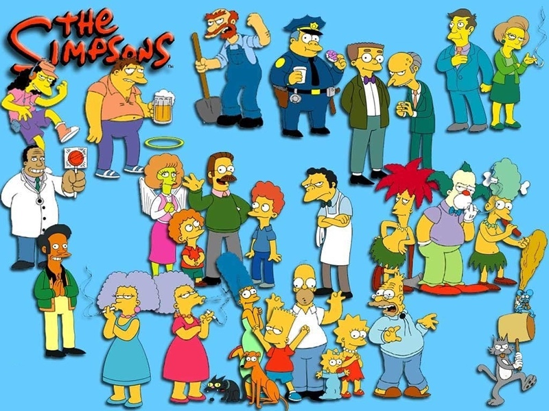 "The Simpsons" desktop wallpaper 3 (800 x 600 pixels)
