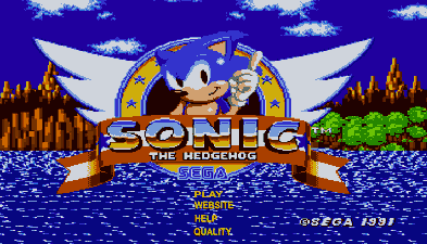 Screenshots from this website's "Sonic the Hedgehog: Basic Flash Sonic" game (Click here to play it)