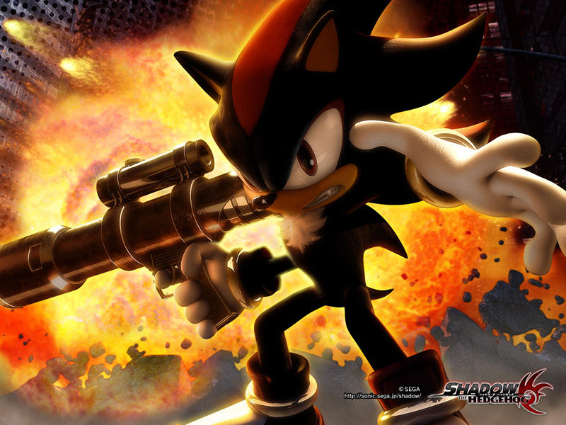 "Shadow the Hedgehog" desktop wallpaper (800 x 600 pixels)