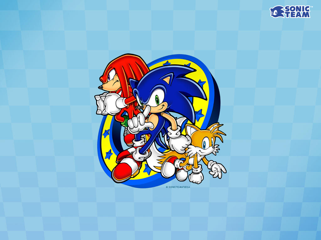 "Sonic Mega Collection" desktop wallpaper (1024 x 768 pixels)