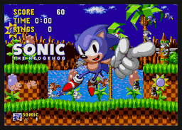 A screenshot from the end of the original Sonic the Hedgehog game

(Click here to play a Flash version of it)