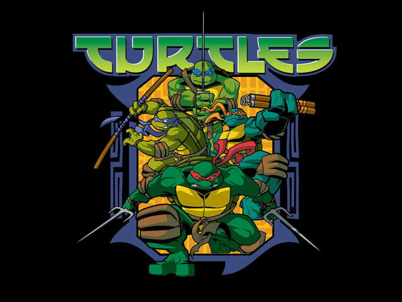 "Teenage Mutant Ninja Turtles" desktop wallpaper (800 x 600 pixels)