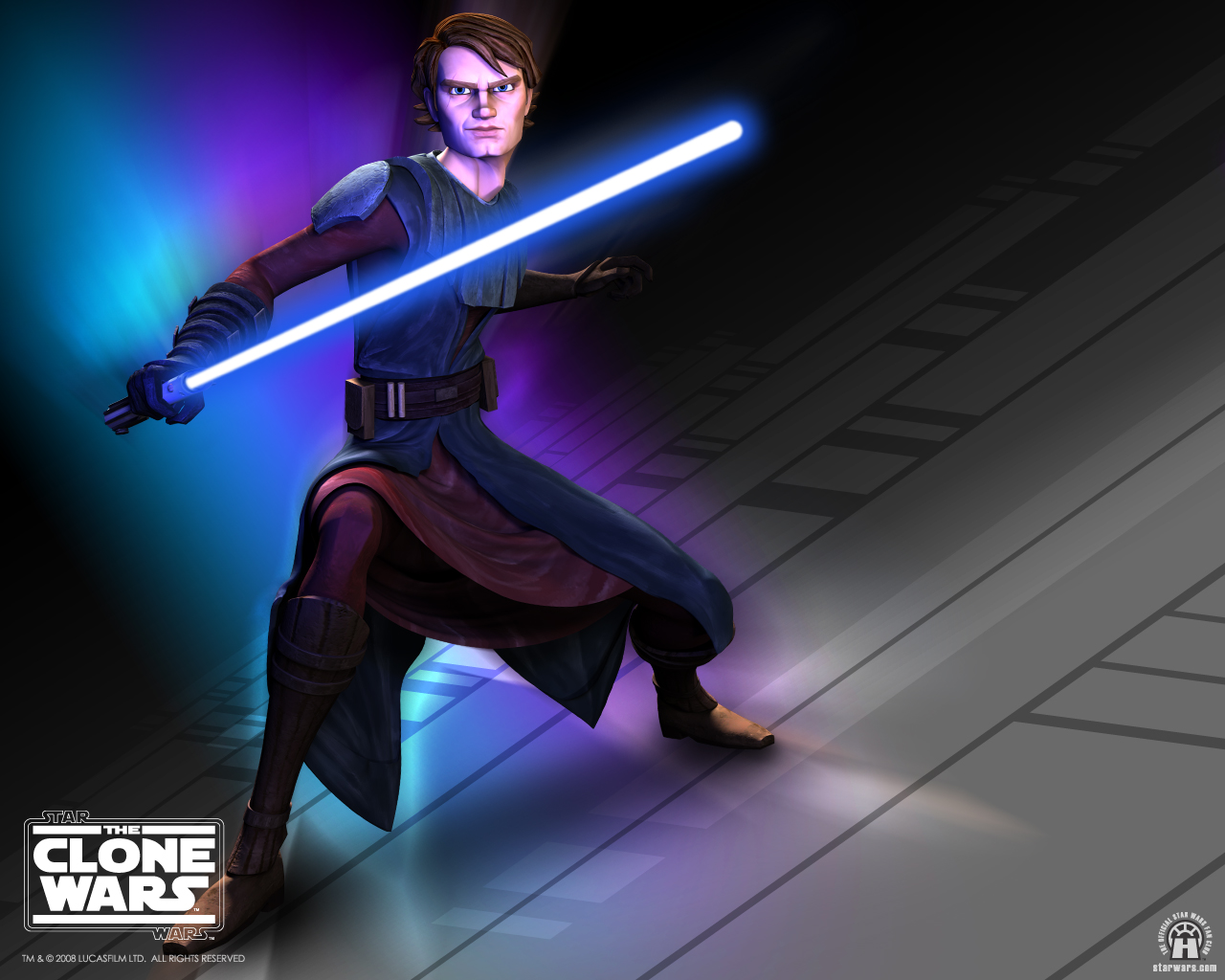 "Star Wars: The Clone Wars" desktop wallpaper (1280 x 1024 pixels)