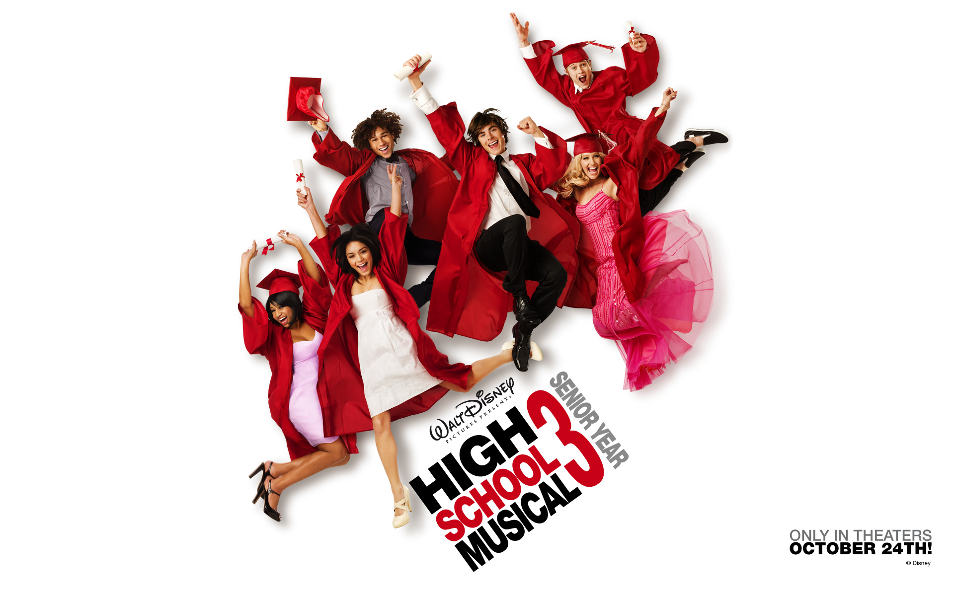 "High School Musical 3" desktop wallpaper (1920 x 1200 pixels)